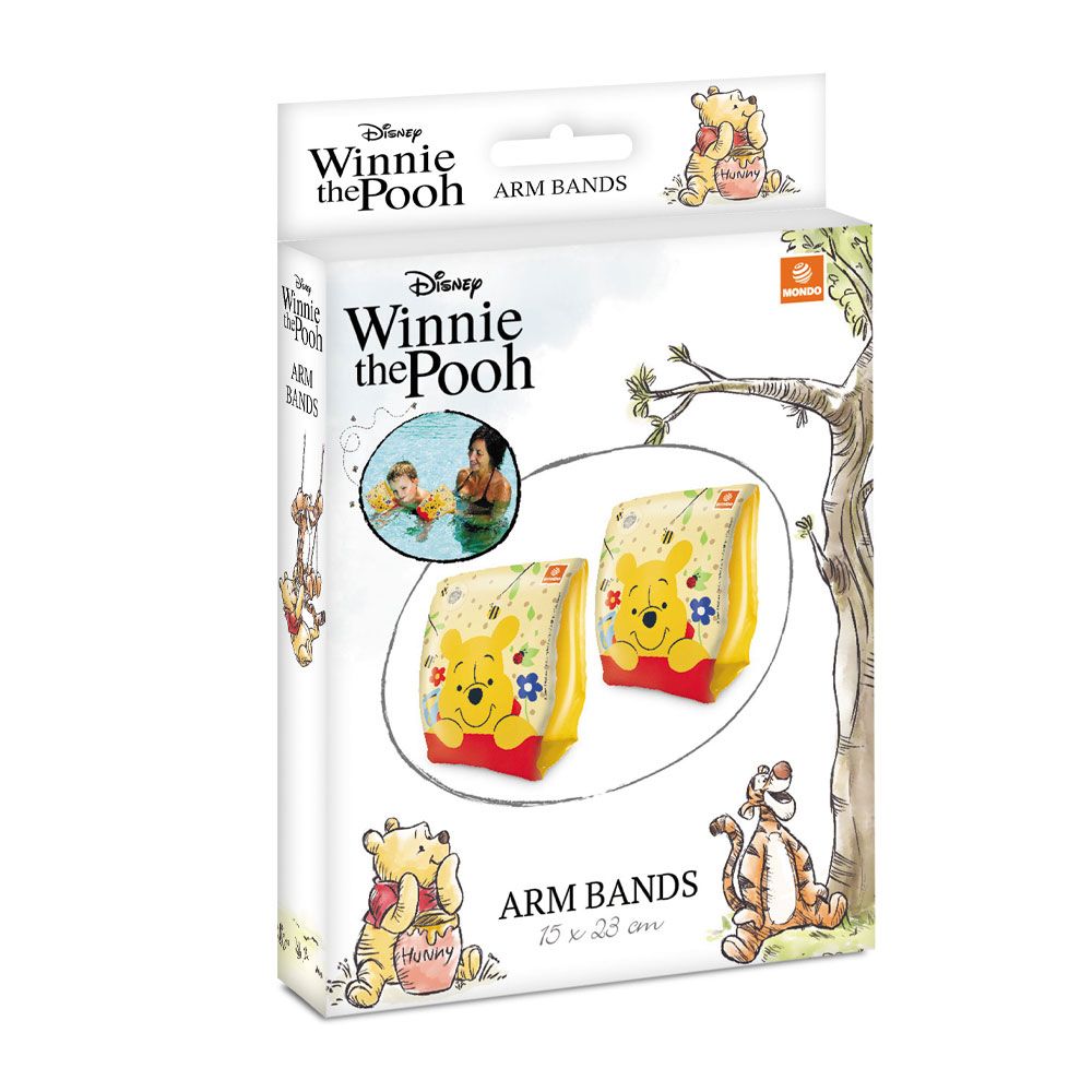 Aripioare de inot gonflabile Mondo Winnie The Pooh 23 x 15 cm - poza 2