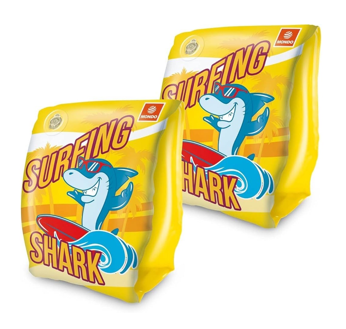 Aripioare gonflabile Mondo Surfing Shark 15 x 23 cm - poza 1