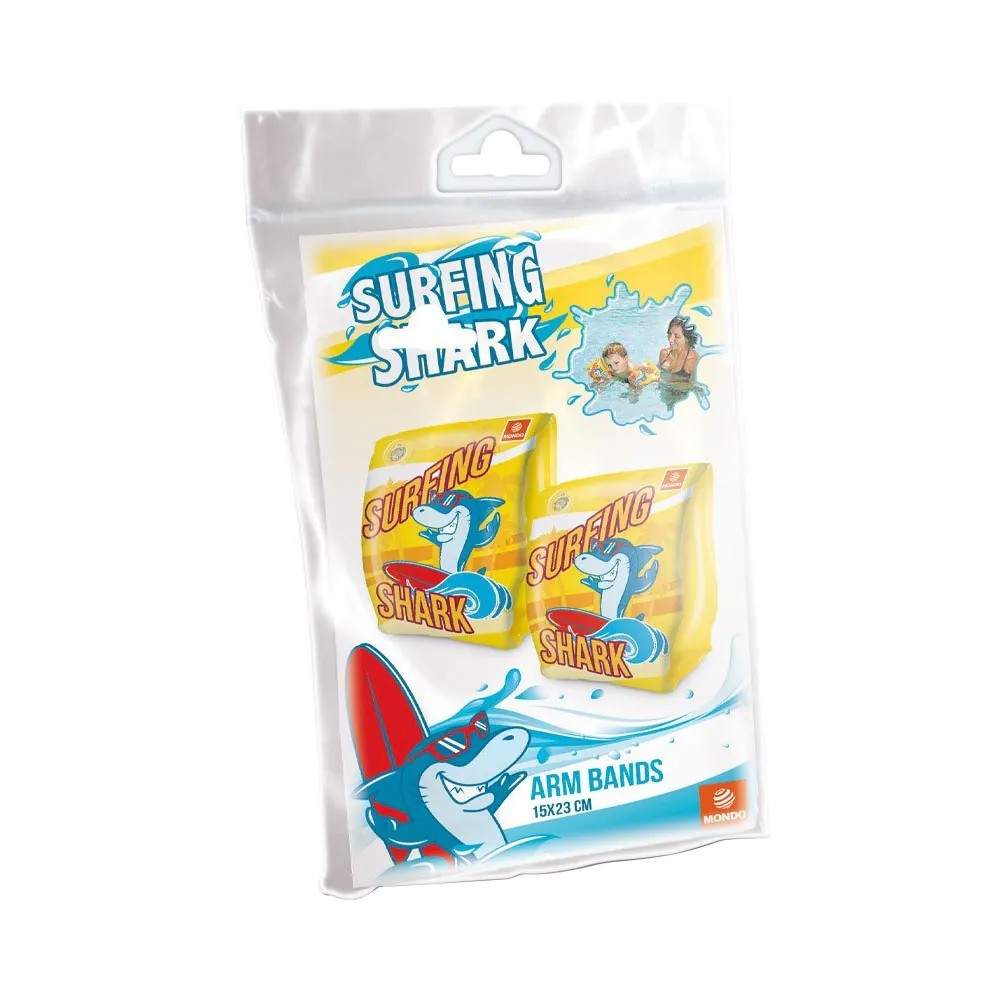 Aripioare gonflabile Mondo Surfing Shark 15 x 23 cm - poza 2