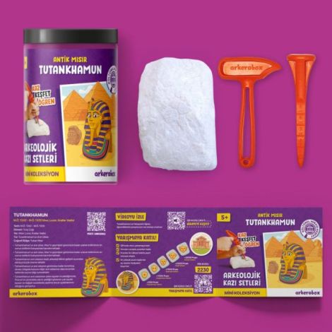 Arkerobox - Mini set arheologic educational si puzzle 3D, Egiptul Antic, Tutankhamon - poza 4