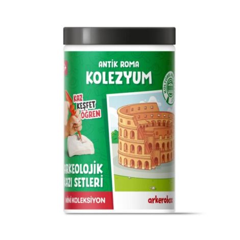 Arkerobox - Mini set arheologic educational si puzzle 3D, Roma antica, Colosseum - poza 1