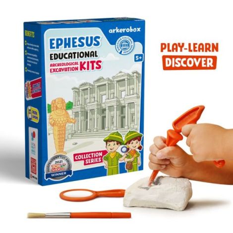 Arkerobox - Set arheologic educational si puzzle 3D, Efes - Biblioteca Celsus - poza 1