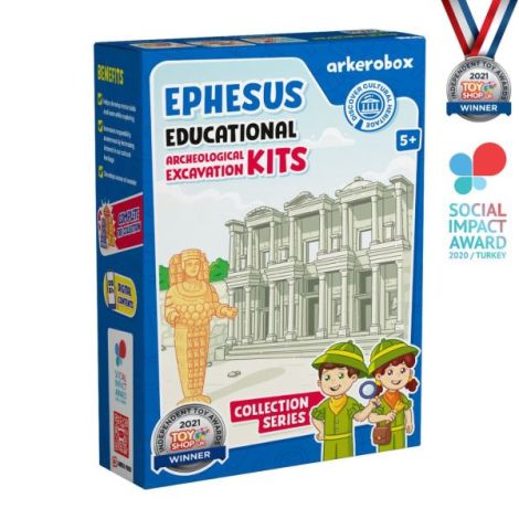 Arkerobox - Set arheologic educational si puzzle 3D, Efes - Biblioteca Celsus - poza 5