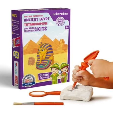 Arkerobox - Set arheologic educational si puzzle 3D, Egiptul Antic, Tutankhamon - poza 1