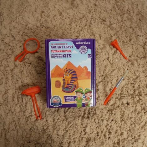 Arkerobox - Set arheologic educational si puzzle 3D, Egiptul Antic, Tutankhamon - poza 2