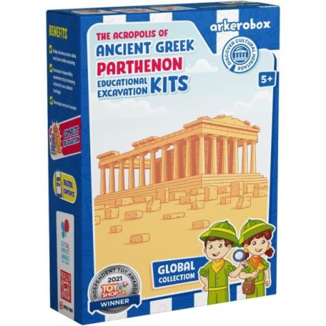 Arkerobox - Set arheologic educational si puzzle 3D, Grecia antica, Parthenon - poza 2