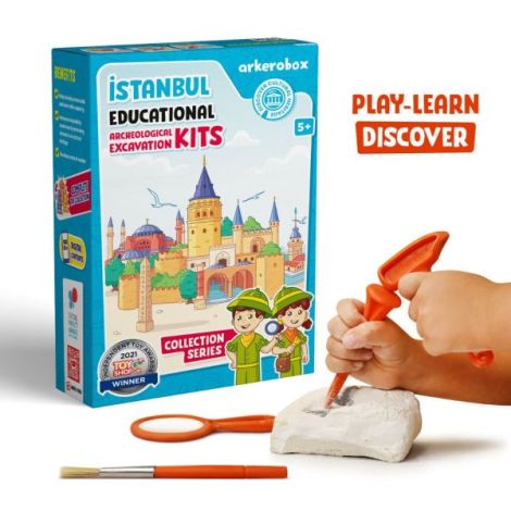 Arkerobox - Set arheologic educational si puzzle 3D, Istanbul, Turnul Galata - poza 1