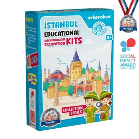Arkerobox - Set arheologic educational si puzzle 3D, Istanbul, Turnul Galata - poza 4