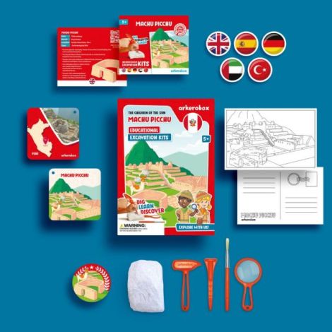 Arkerobox - Set arheologic educational si puzzle 3D, Machu Picchu - poza 2