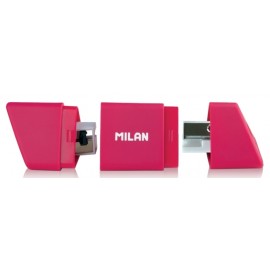 Ascutitoare plastic dubla cu container Slide - poza 1