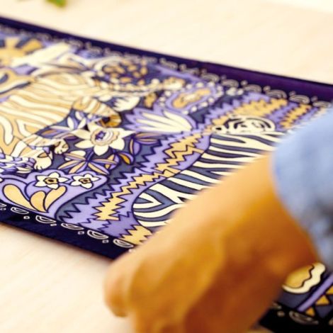 Atelier creativ 10 pentru adulti Pictura pe matase, Djeco - poza 5