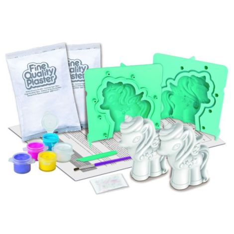 Atelier creativ 3D Modeleaza si picteaza - Unicorni cu sclipici - poza 3