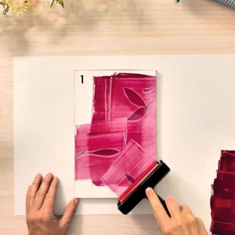 Atelier creativ 46 pentru adulti Imprimare pe gel, Djeco - poza 5