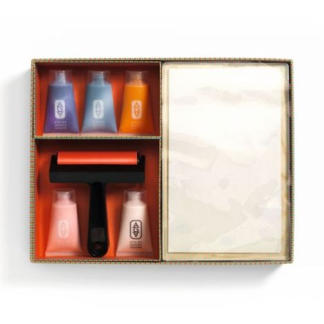 Atelier creativ 47 pentru adulti Imprimare pe gel, Djeco - poza 2