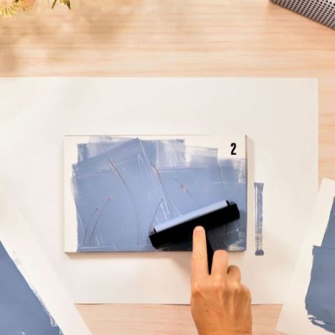 Atelier creativ 47 pentru adulti Imprimare pe gel, Djeco - poza 4
