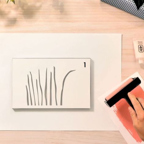 Atelier creativ 47 pentru adulti Imprimare pe gel, Djeco - poza 5