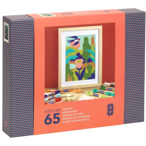 Atelier creativ 65 pentru adulti Goblen si broderie, Djeco