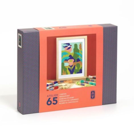 Atelier creativ 65 pentru adulti Goblen si broderie, Djeco - poza 2