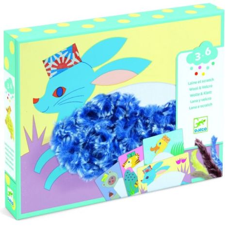 Atelier creativ Animalute cu caciulite, Djeco - poza 1