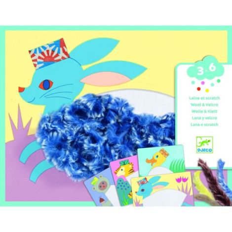 Atelier creativ Animalute cu caciulite, Djeco - poza 4