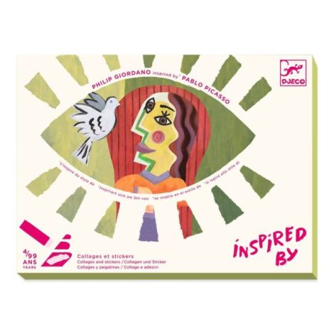 Atelier creativ Cap patrat Inspired by Picasso, Djeco - poza 1