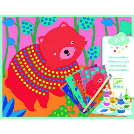 Atelier creativ cu buline Djeco, Pointillisme - poza 1