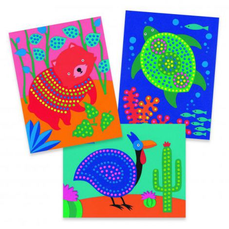 Atelier creativ cu buline Djeco, Pointillisme - poza 5