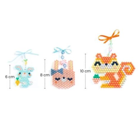 Atelier creativ cu margele Animalute norocoase, Djeco - poza 2