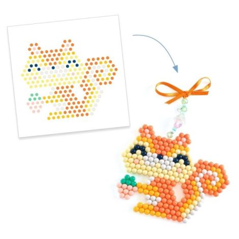 Atelier creativ cu margele Animalute norocoase, Djeco - poza 3