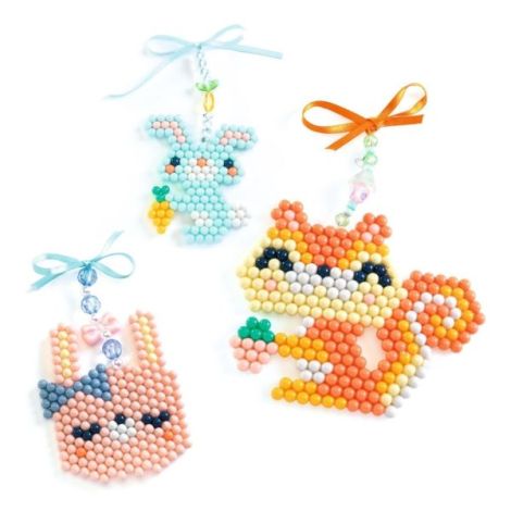 Atelier creativ cu margele Animalute norocoase, Djeco - poza 4