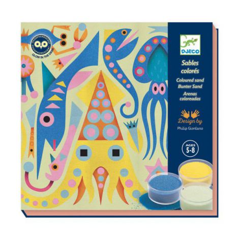 Atelier creativ cu nisip fluorescent, Luminile din ocean - poza 2