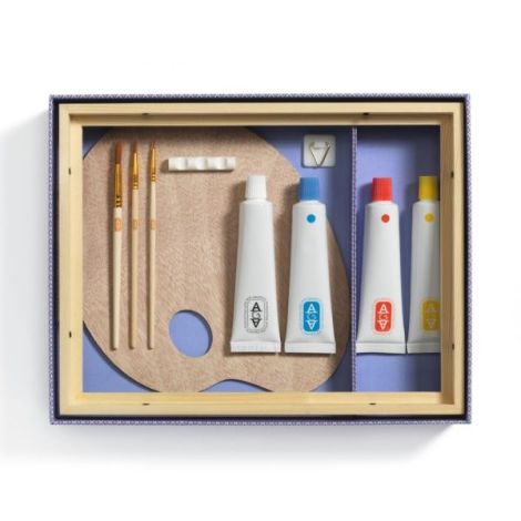 Atelier creativ de pictura pentru adulti Flori, Djeco - poza 3