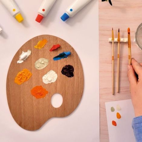 Atelier creativ de pictura pentru adulti Flori, Djeco - poza 5