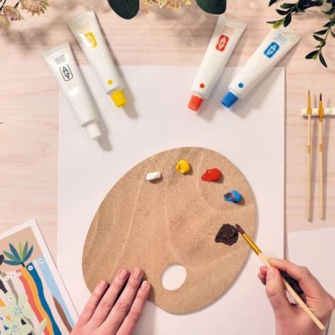 Atelier creativ de pictura pentru adulti Tigru, Djeco - poza 5