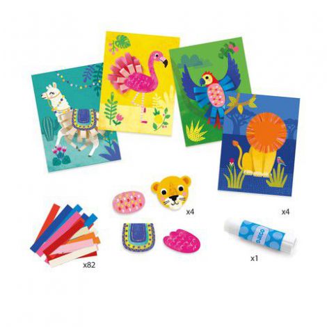 Atelier creativ Djeco, Animale cu bucle - poza 2