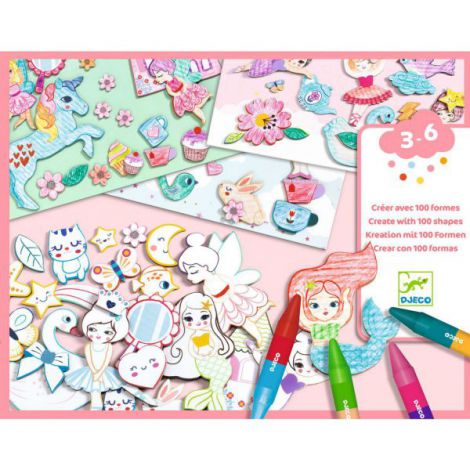 Atelier creativ Djeco, O lume pentru fete - poza 1