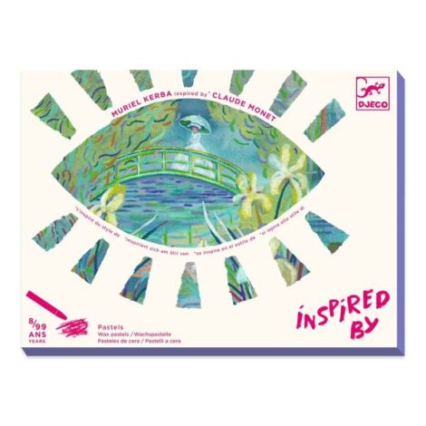 Atelier creativ Lacul cu nuferi Inspired by Monet, Djeco - poza 1