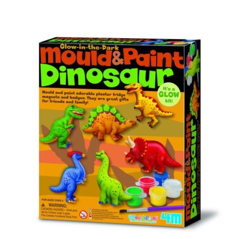 Atelier creativ Modeleaza si picteaza - Dinozaur care straluceste in intuneric - poza 1