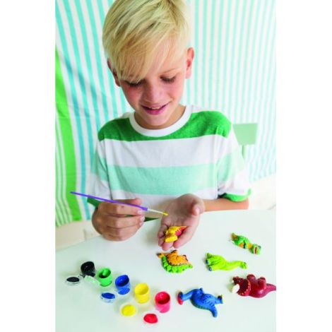 Atelier creativ Modeleaza si picteaza - Dinozaur care straluceste in intuneric - poza 5