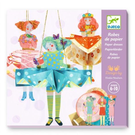 Atelier creativ Rochii din hartie, Djeco - poza 5