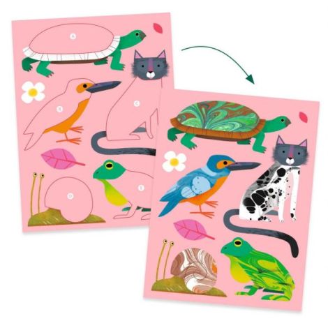 Atelier de pictat Colorat magic, Djeco - poza 3