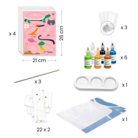 Atelier de pictat Colorat magic, Djeco - poza 5
