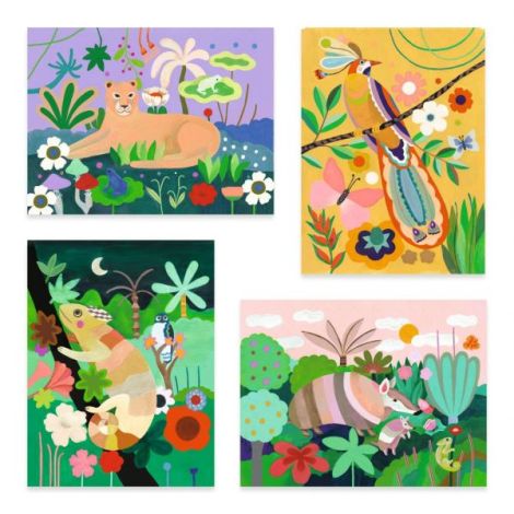 Atelier de pictura Padurea tropicala, Djeco - poza 4