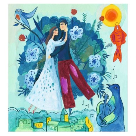Atelier de pictura Suprarealist Inspired by Marc Chagall, Djeco - poza 4
