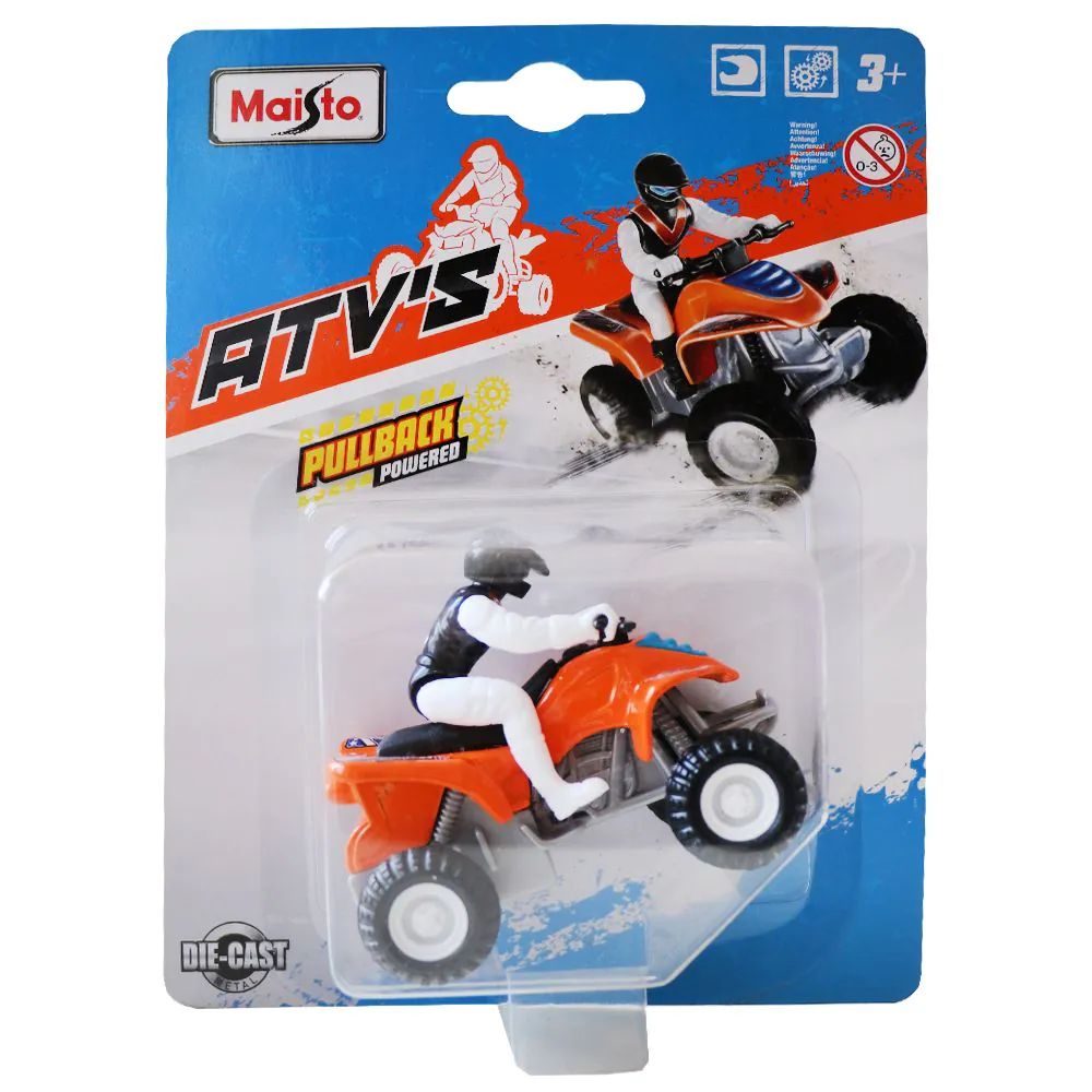 Atv cu motociclist Maisto Fresh - poza 2