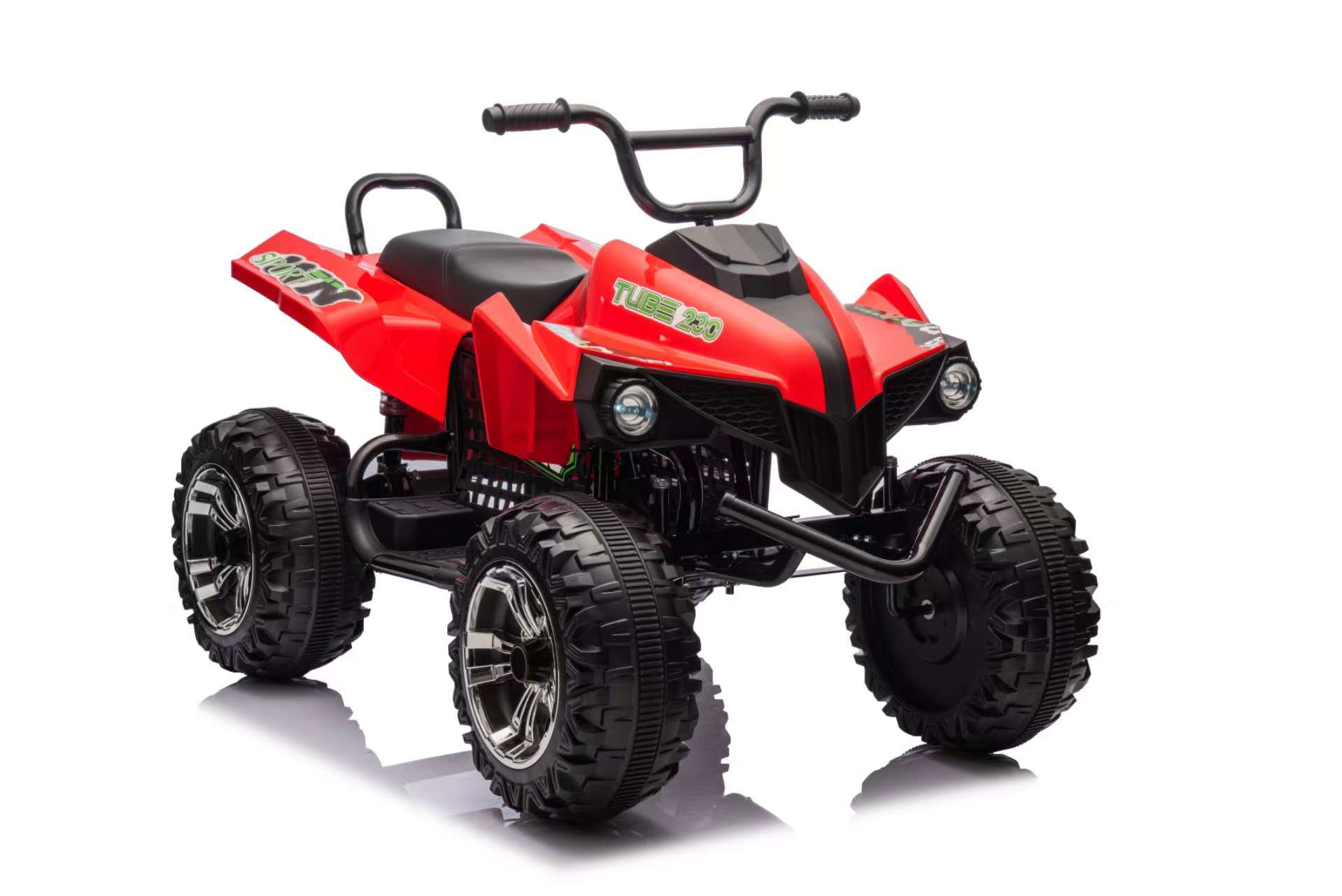 ATV electric copii TURBO FAST EDITION S621 24V 360W 4x4 Rosu, 2 locuri, roti EVA, Bluetooth, baterie 7Ah - Autokids.ro - poza 2