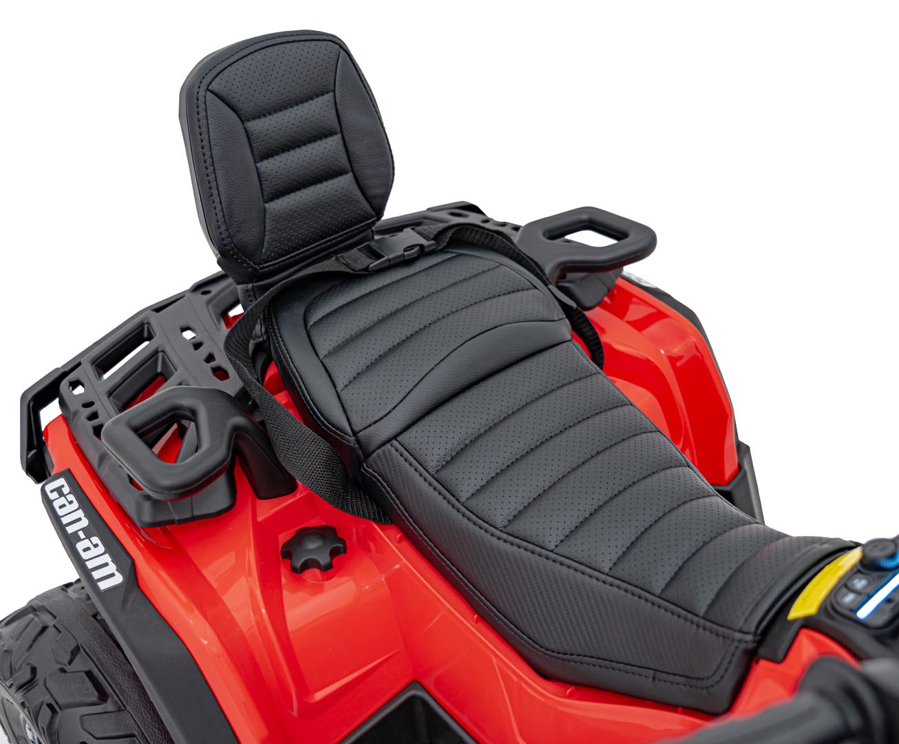 ATV electric pentru copii Can-Am Outlander cu 2 locuri 24V 4x4 800W, echipare Lux (CA005) Rosu - Autokids.ro - poza 4