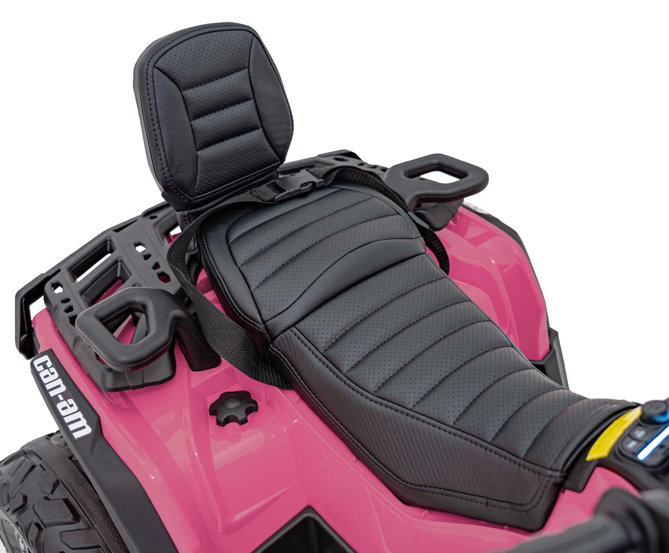 ATV electric pentru copii Can-Am Outlander cu 2 locuri 24V 4x4 800W, echipare Lux (CA005) Roz - Autokids.ro - poza 5