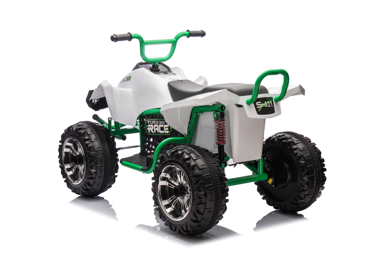 ATV electric pentru copii cu 2 locuri TURBO FAST EDITION 360W 4x4 (S621) Alb - Autokids.ro - poza 3