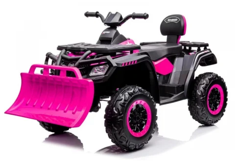 ATV electric pentru copii cu 2 locuri XT-SPEED FAST EDITION 320W 24V 4x4, cu cupa detasabila (S615) Roz - Autokids.ro - poza 1